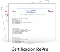 Certificación RePro